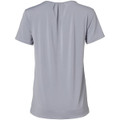 Ladies' Round Neck with Pleats S/S Knit Top