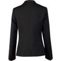 Ladies' Wool Blend Stretch One Button Cropped Jacket