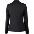 Ladies' Wool Blend Stretch One Button Cropped Jacket