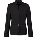 Ladies' Wool Blend Stretch Reverse Lapel Jacket