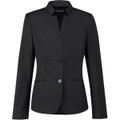 Ladies' Wool Blend Stretch Reverse Lapel Jacket
