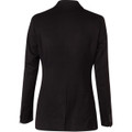 Women's One Button Cropped Jacket in Poly/Viscose Stretch Stripe