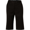 Women's Knee Length Flexi Waist Shorts in Poly/Viscose Stretch