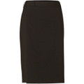 Women's Mid Length Lined Pencil Skirt in Wool Stretch