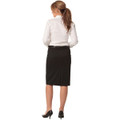 Women's Mid Length Lined Pencil Skirt in Poly/Viscose Stretch