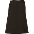 Women's Pleated Skirt in Wool Stretch