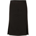 Women's Pleated Skirt in Wool Stretch