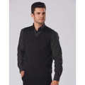 Men's 100% Merino Wool V Neck Vest