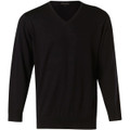 Men's 100% Merino Wool V Neck L/S Sweater