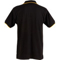 Mens S/L pique polo contrast