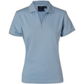 ladies S/S pique polo