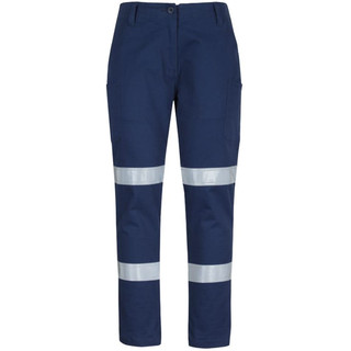 JB's Lds Multi Pkt Stretch Twill Pant With D+N Tape Navy