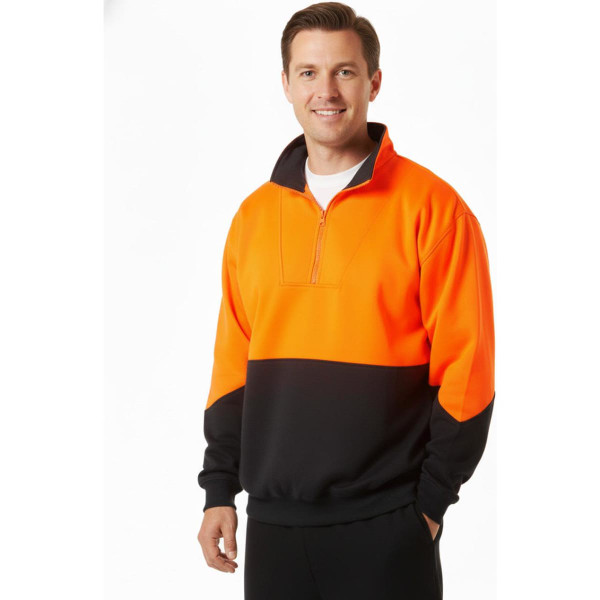 Hi-Vis L/S windcheater collar