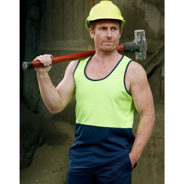 Hi-Vis TrueDry Mesh Knit Safety Singlet