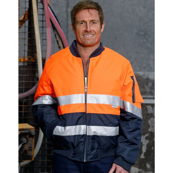 Hi-Vis Two Tone Flying Jacket With 3M Tapes