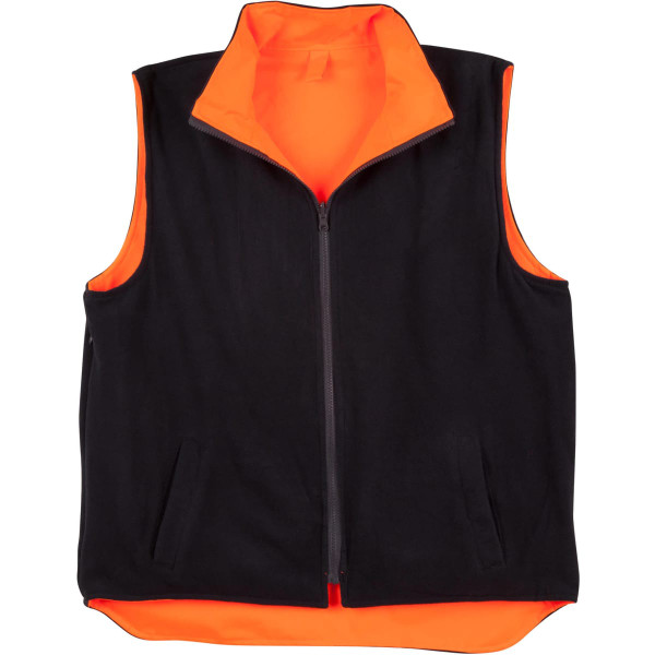 Hi-Vis Reversible Safety Vest With Hoop Pattern 3M Tapes