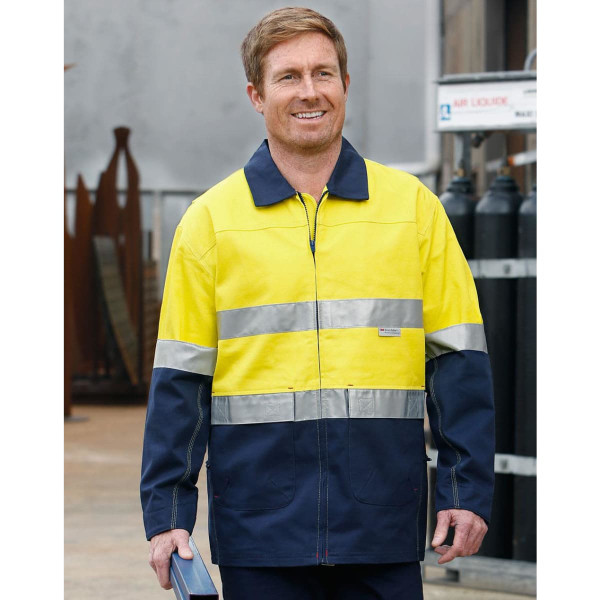 Hi-Vis Two Tone Work Jacket With 3M Tapes