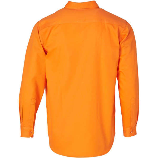Men's Hi-Vis L/S Drill Shirt