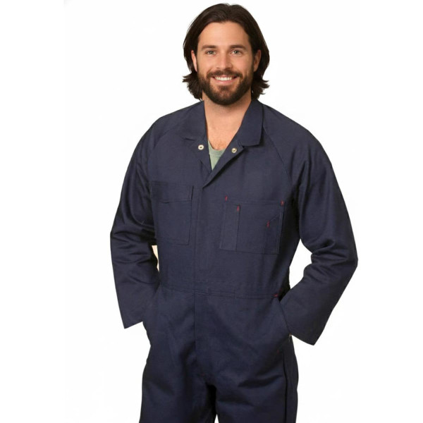 Men's Cotton Drill Coverall-Stout