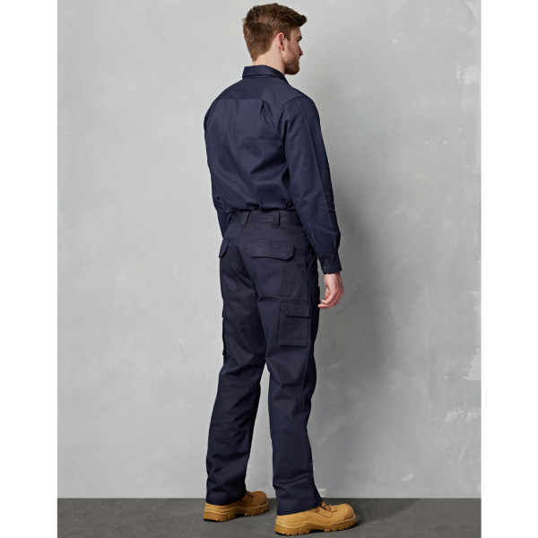 drill pant pocket on leg / long fit