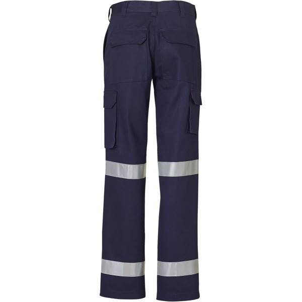 Ladies' Heavy Cotton Pre-Shrunk Drill Pant with 3M Tape