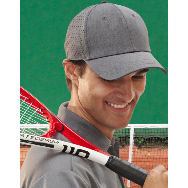 4-Way Stretch Laser Cut Runner's Cap
