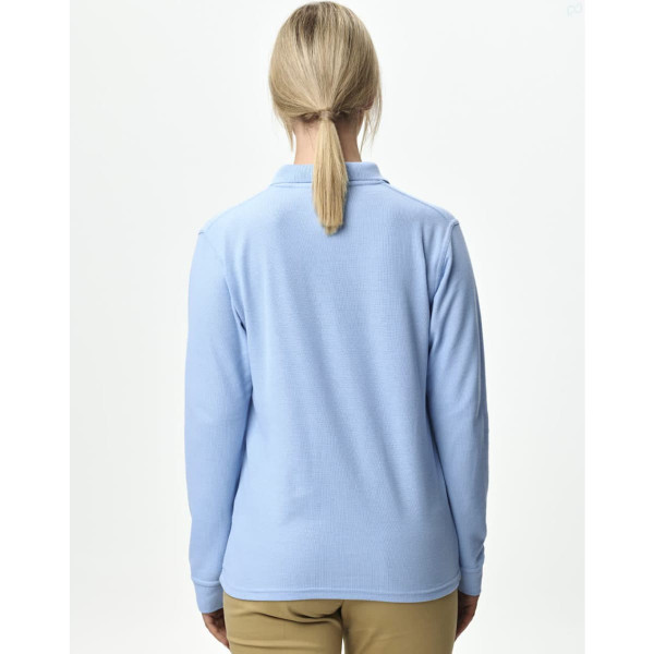 Adults' 240gsm Poly/Cotton Pique L/S Polo