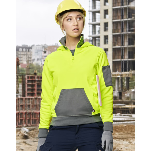 Hi-Vis Premium Fleece Two Tone Hoodie