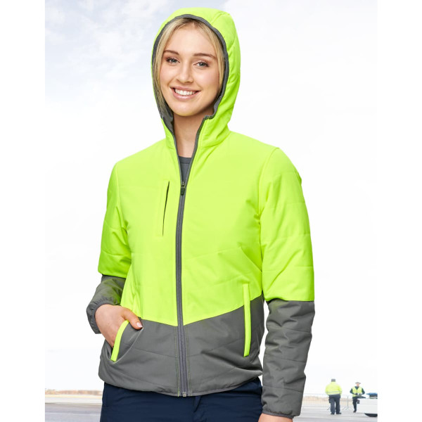 Hi-Vis Quilted Two Tone Safety Jacket
