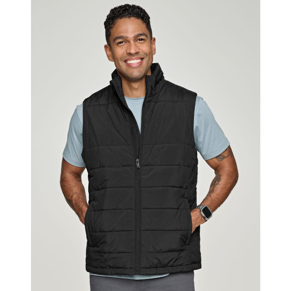 Men's Sustainable Insulated Puffer Vest (3D Cut)
