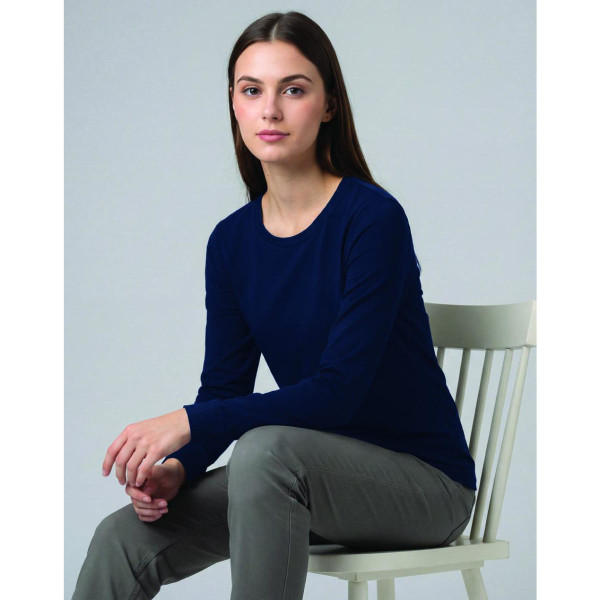Ladies' Premium Cotton Face L/S Tee Shirt