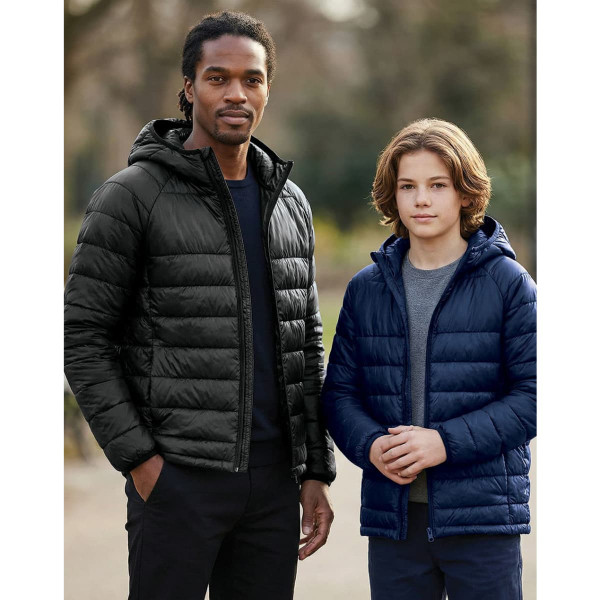 Kids' Sustainable Lightweight Hooded Puffer Jacket