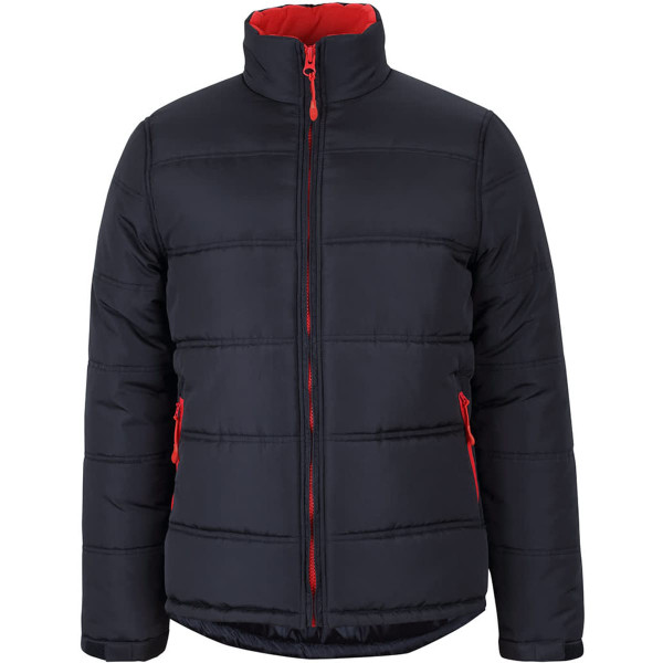 JB's Puffer Contrast Jacket Black/Red