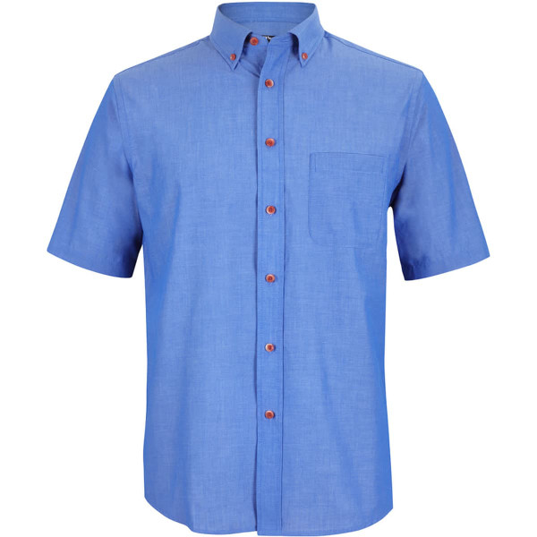 JB's S/S Indigo Chambray Shirt