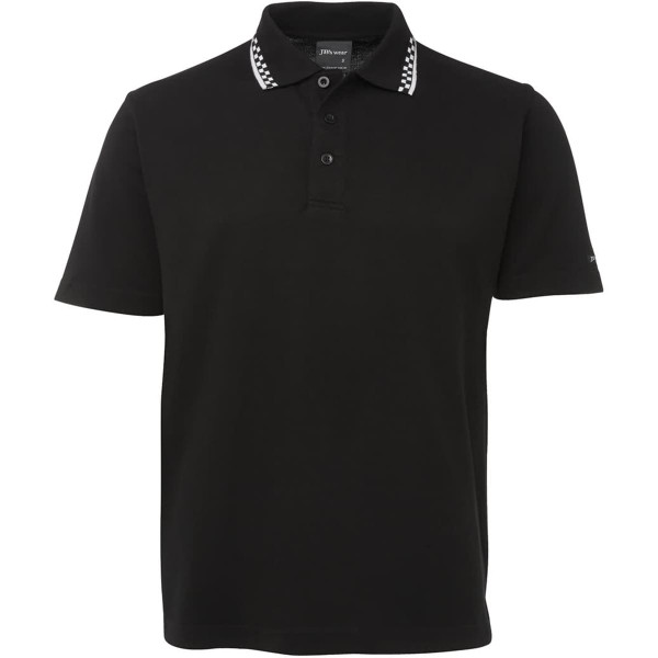JB's Chef Polo Black/White