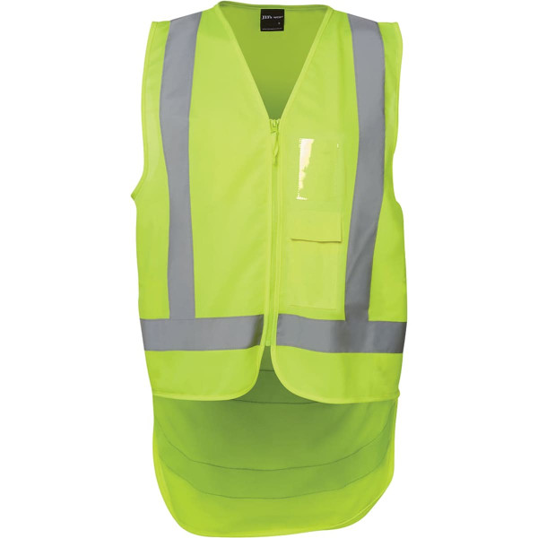JB's Hv Zip Drop Tail H Pattern (D+N) Vest Lime