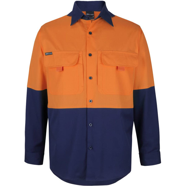 JB's Hv L/S Ripstop Fishing Shirt