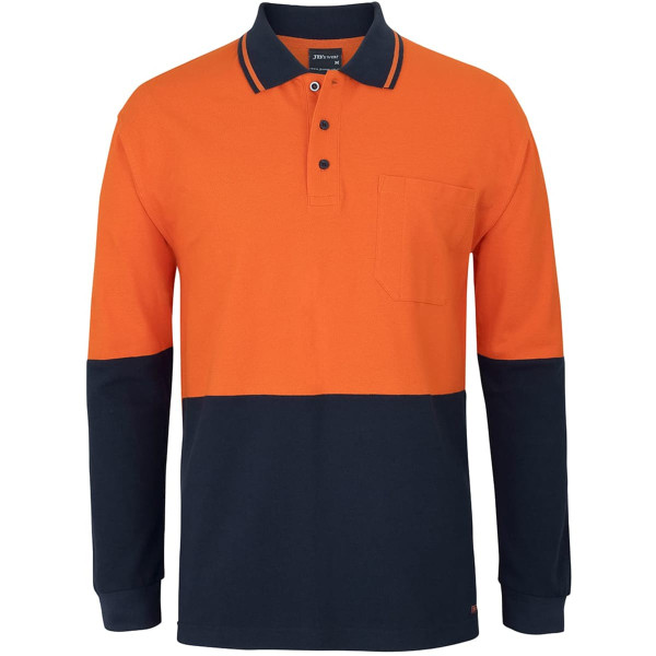 JB's Hv L/S Cotton Pique Trad Polo