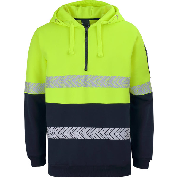 JB's Hv (D+N) 1/2 Zip Segmented Tape Hoodie