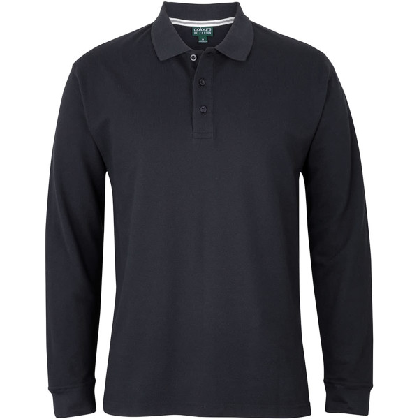 C of C L/S Pique Polo