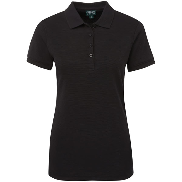 C of C Ladies Ottoman Polo Black