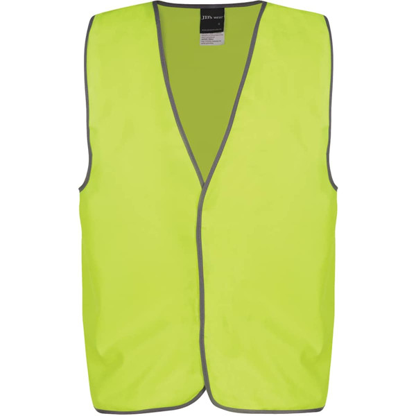 JB's Hv Safety Vest Print Staff Lime