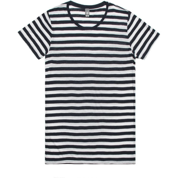 Wo's Basic Stripe Tee