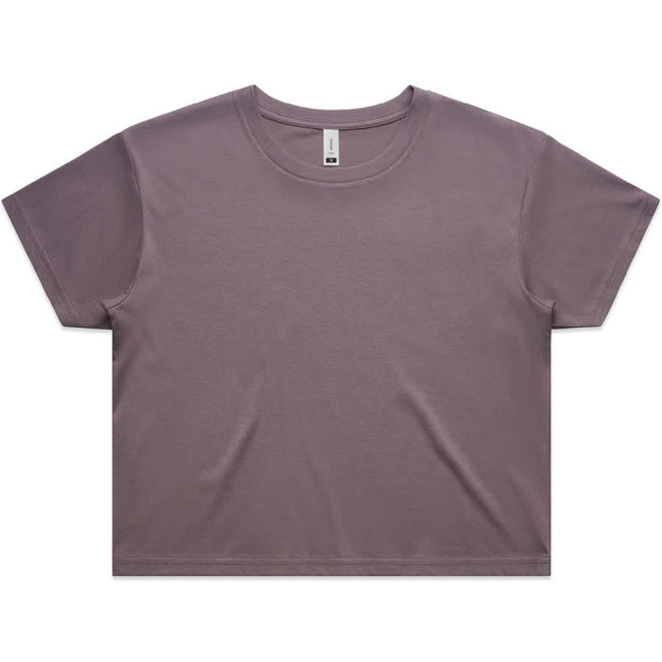 Wo's Faded Crop Tee