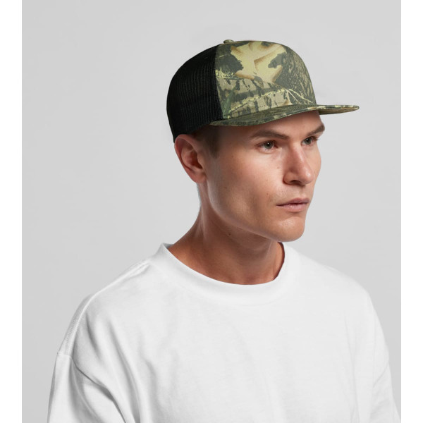 Stock Contrast Camo Trucker