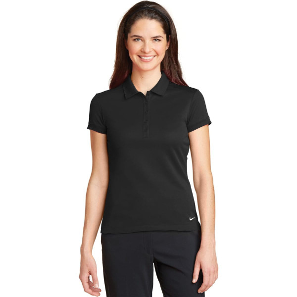 Nike Ladies Dri-FIT Solid Icon Pique Modern Fit Polo