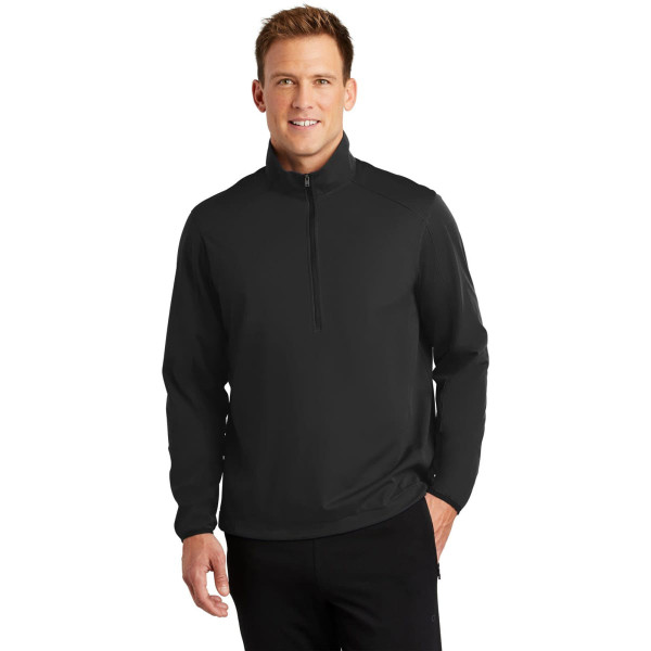Port Authority Active 1/2-Zip Soft Shell Jacket
