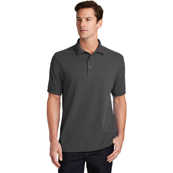 Port & Company Ring Spun Pique Polo