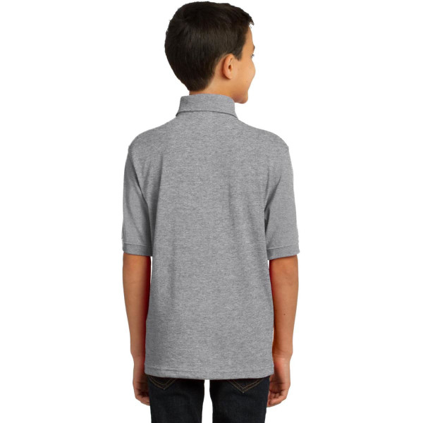 Port & Company Youth Core Blend Jersey Knit Polo