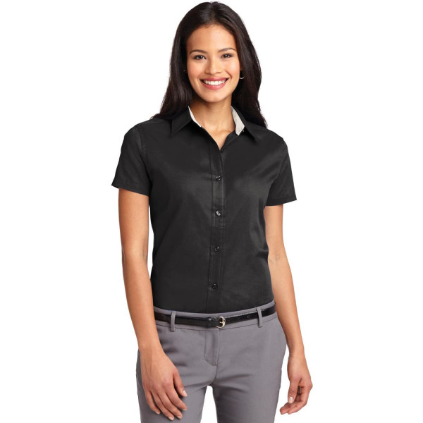 Port Authority Ladies Short Sleeve Easy Care  Shirt